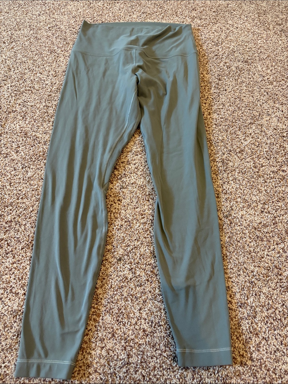 lululemon athletica Olive Green High-Waist Leggings